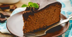 Cheesecake de Café com Ganache de Chocolate