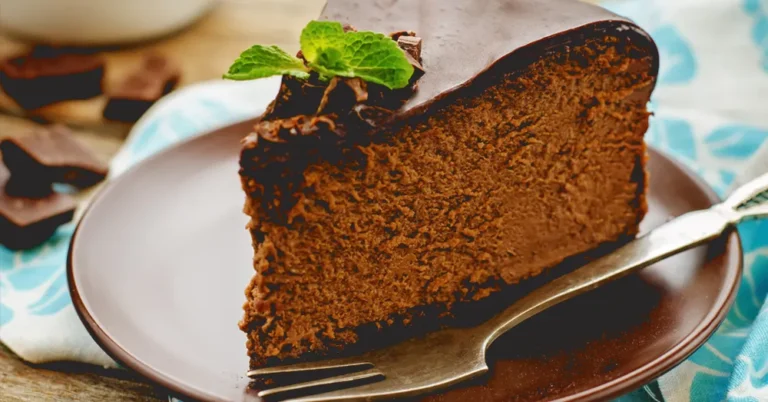Cheesecake de Café com Ganache de Chocolate