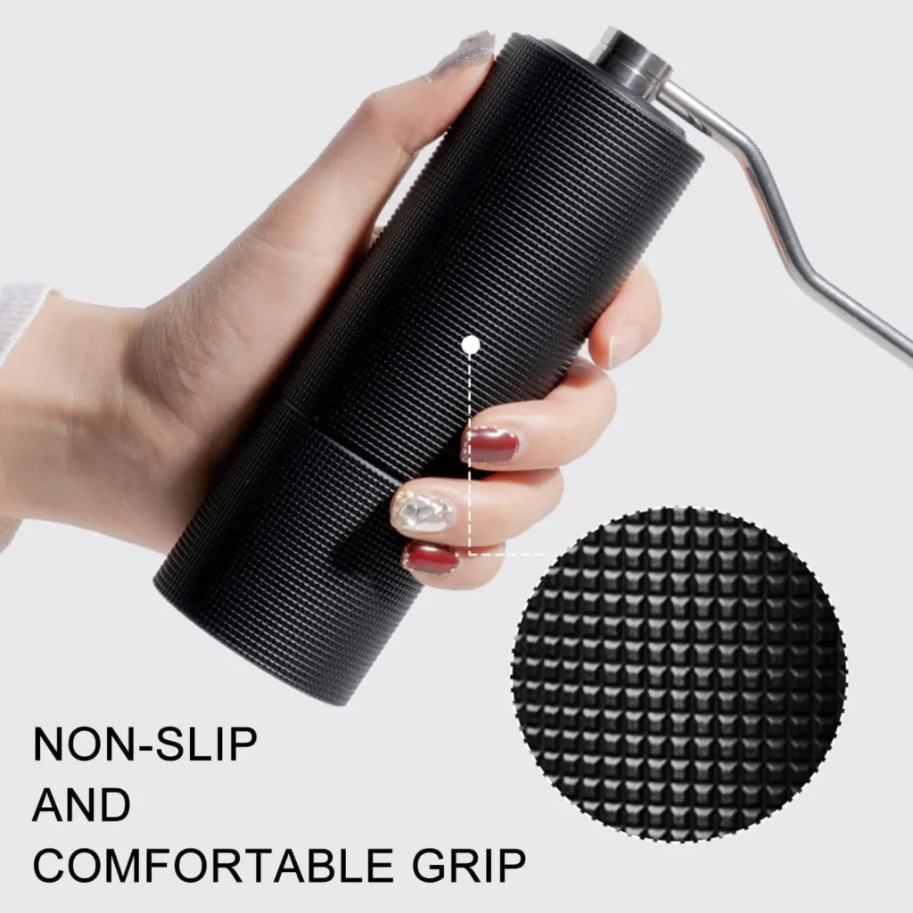 Timemore C3, um moedor de café que une design elegante e desempenho excepcional.