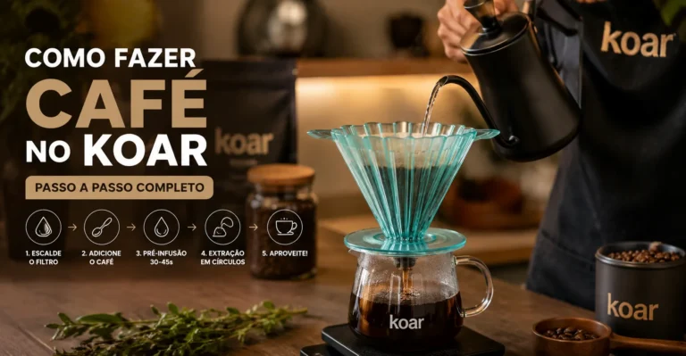 Aprenda como fazer café no Koar em casa com dicas simple